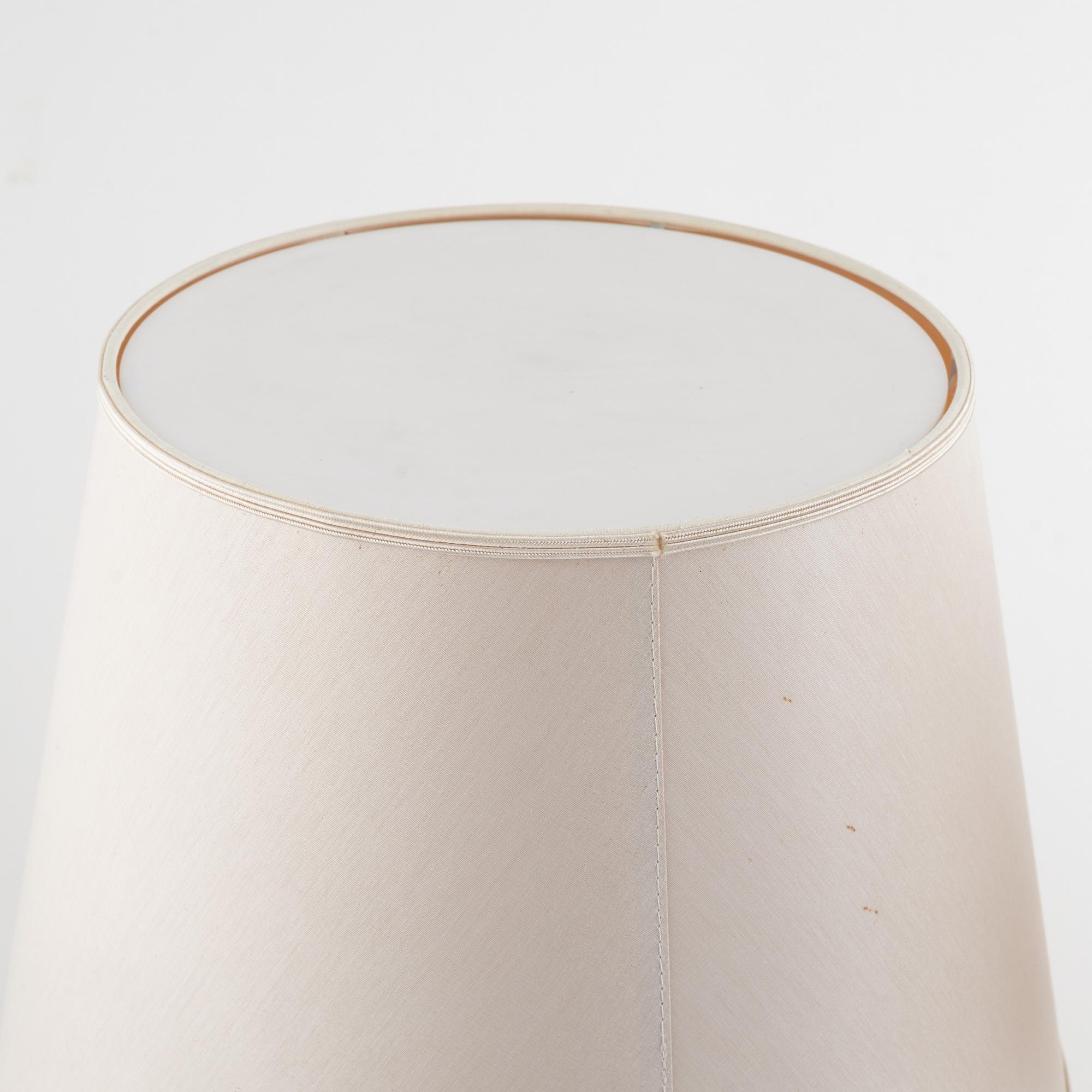 Bordslampor, 2 st snarlika, Bergboms, 1900-talets andra hälft.