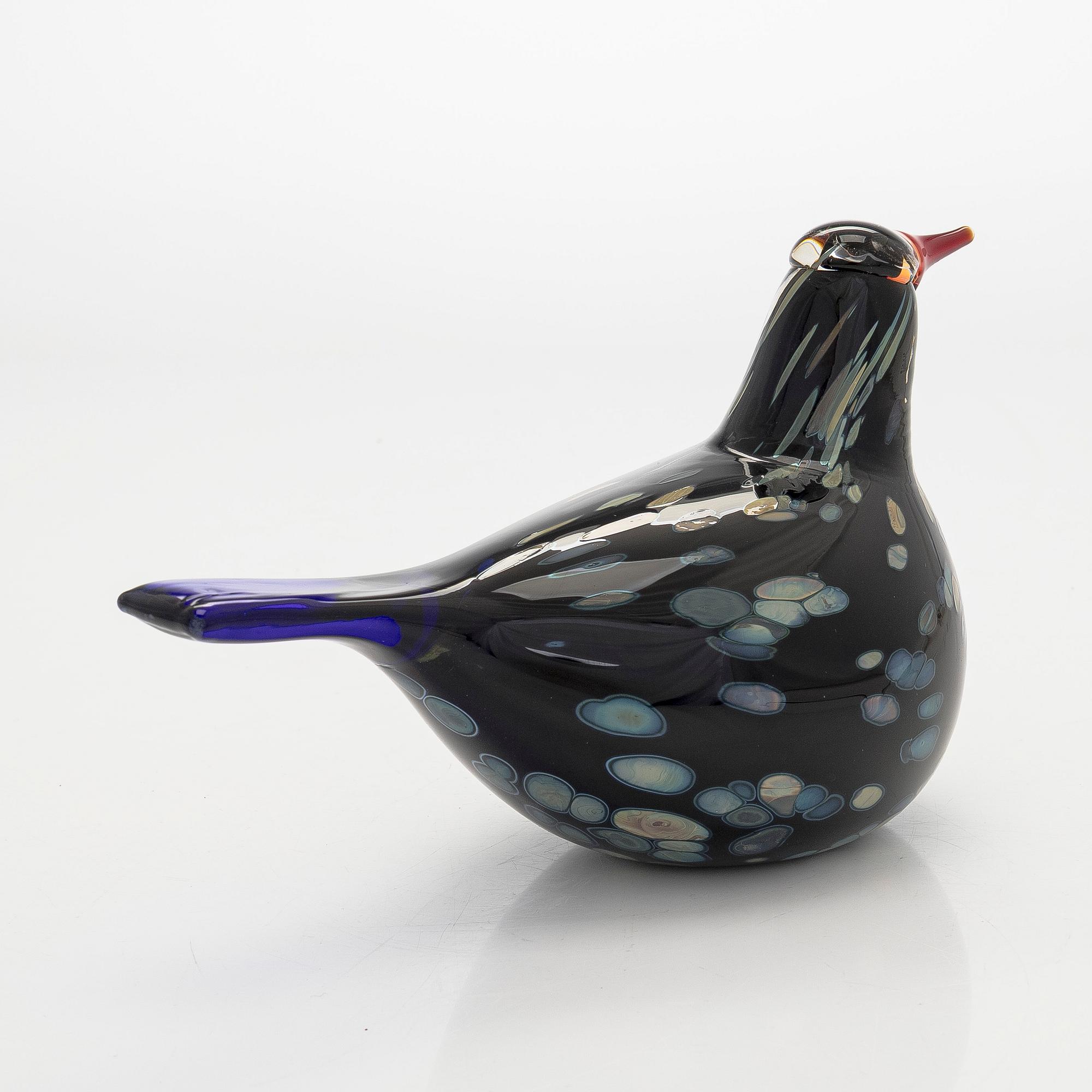 Oiva Toikka, A 'Wildwood Cukoo' annual bird, signed  O. Toikka Nuutajärvi 2003.
