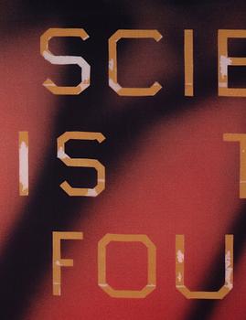 Ed Ruscha Efter, "Science Is Truth Found Out, (RED)ition".