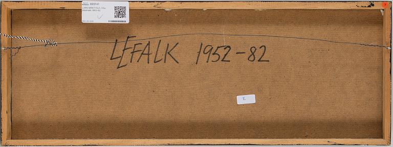 LARS-ERIK FALK, panel signed LE Falk and dated 1952-82 on verso.