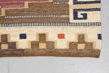 Märta Måås-Fjetterström, a carpet, "Bruna heden", flat weave, ca 222 x 129,5 cm, signed AB MMF.