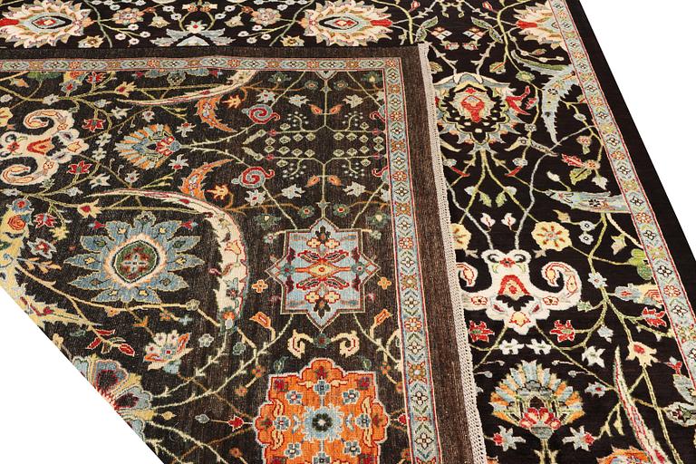 A Kazak carpet, c. 352 x 263 cm.