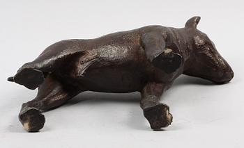 SKULPTUR, patinerad metall, 2000-tal.