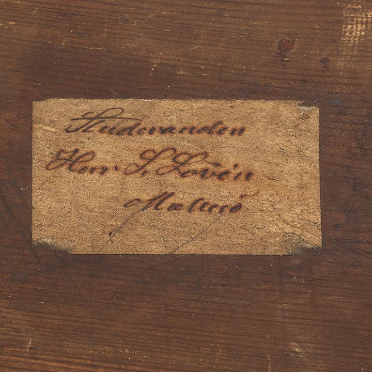 A late Gustavian late 18th century commode attributed to Carl Diedric Fick (master in Stockholm 1776-1806).