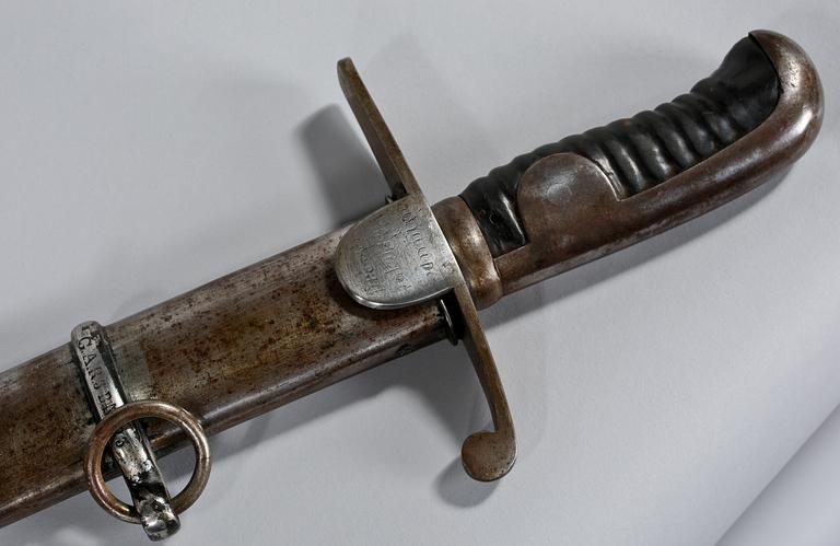 SABEL, m/1808, för artilleriregementena.