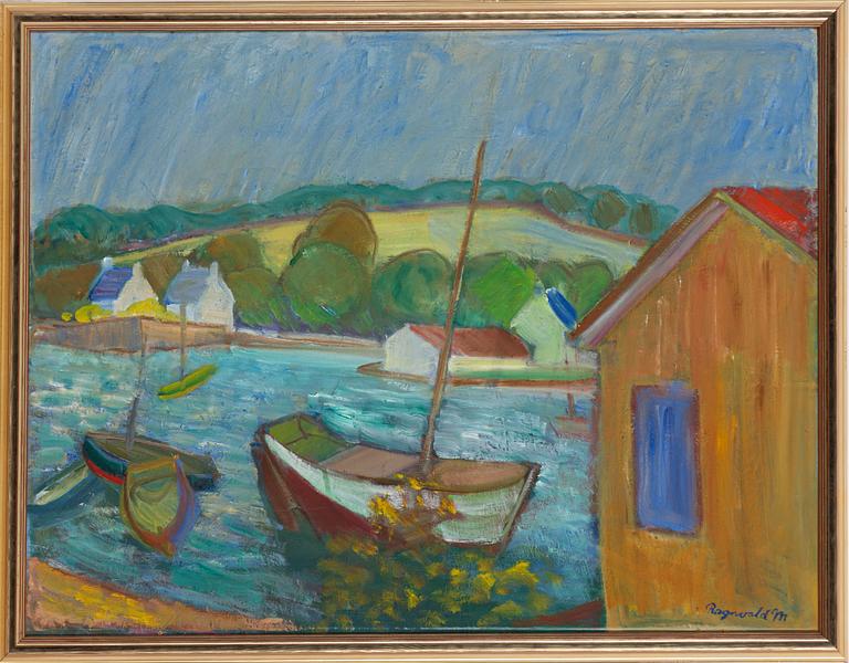 Ragnvald Magnusson, Harbour Scene.