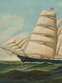 Antonio Jacobsen, the three-masted barque "Doris Brudersen".