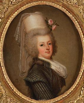 Adolf Ulrik Wertmüller, "Queen Marie-Antoinette" (1755-1793) & "King Louis XVI" (1754-1793) of France.