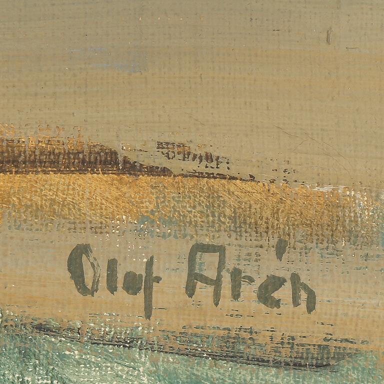 OLOF ARÉN, olja på duk. Signerad.