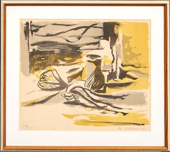 Ola Billgren, color lithograph, signed, numbered 248/325 and dated- 62.