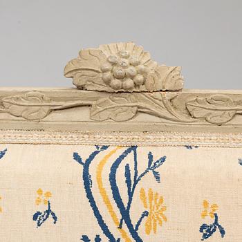 Soffa, Gustaviansk, Lindome, omkring år 1800.