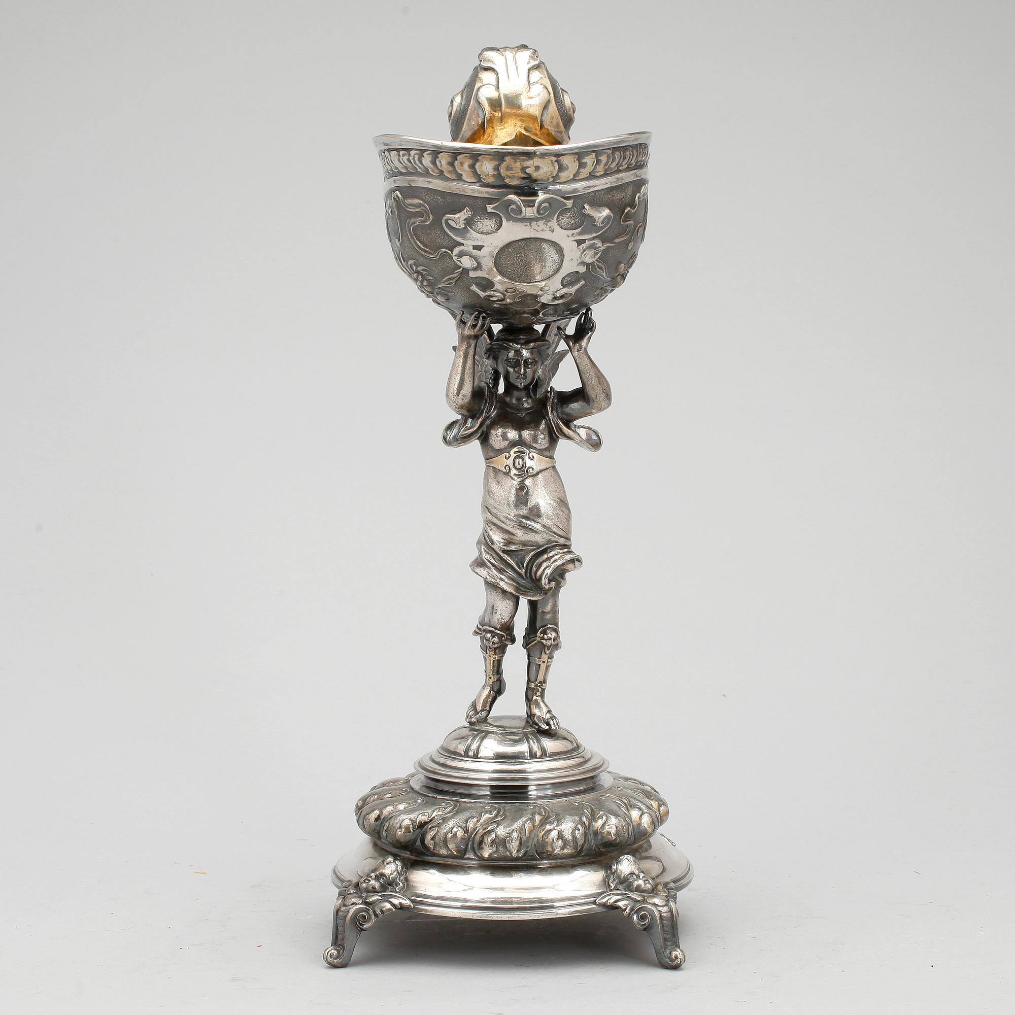SKÅL på FOT, nysilver, WMF, 1900-talets början.
