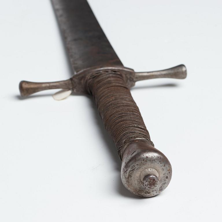 SWORD, Dutch/German, the blade from the 1640's, the hilt possibly later.