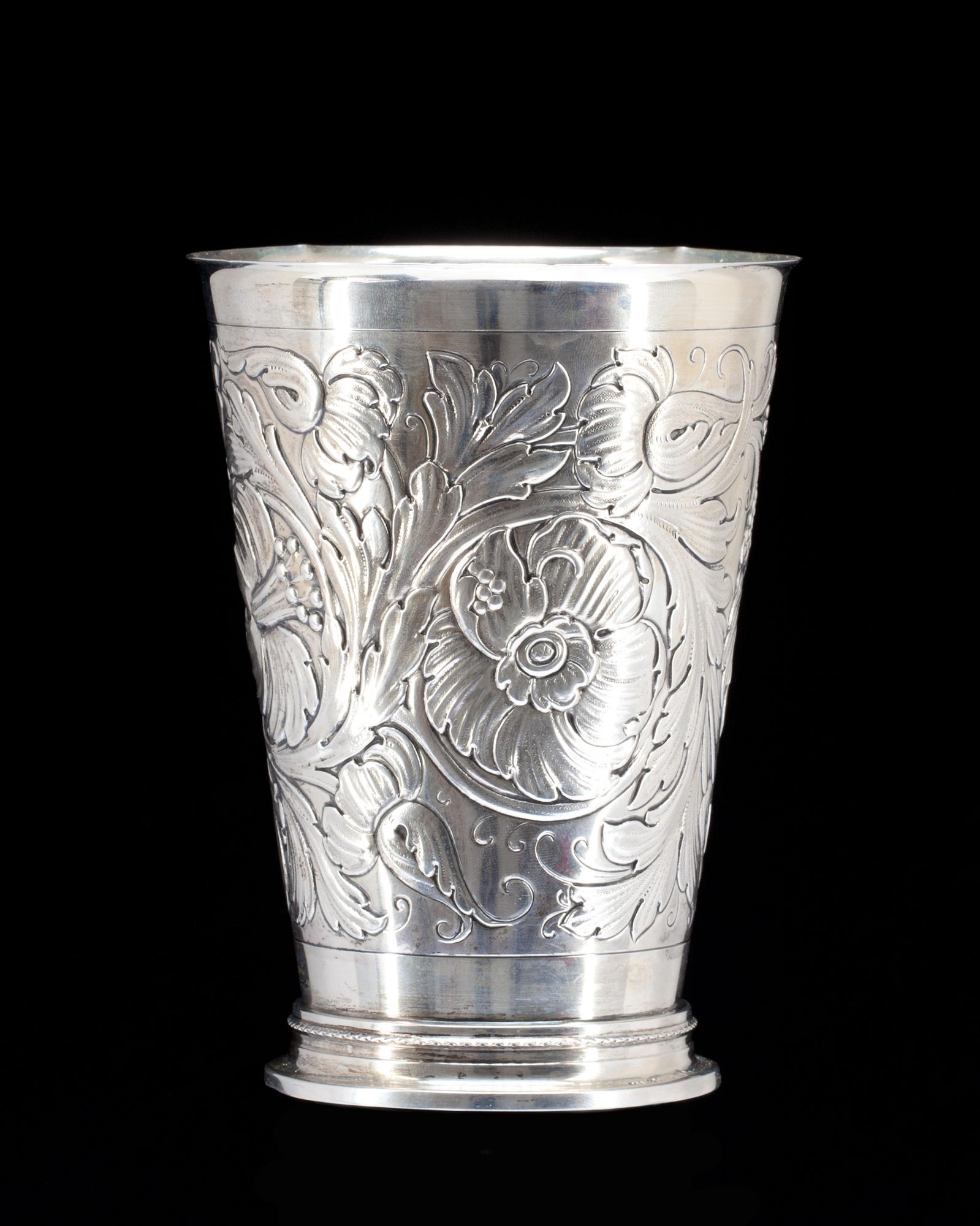 BÄGARE, silver. Barockstil. GAB, Stockholm 1937. Vikt ca 260 g.