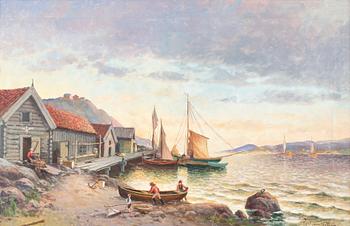 JOHNNY MILLAR, oil on canvas, signed.
