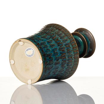 Stig Lindberg, a stoneware vase, Gustavsberg Studio, 1963.