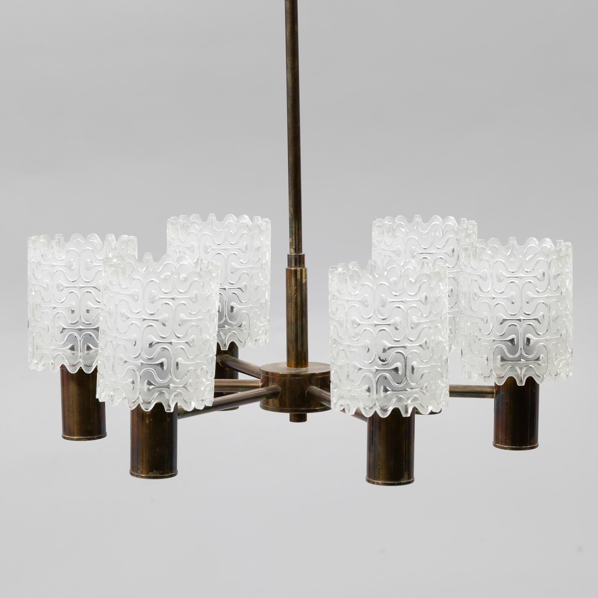 Ceiling lamp, Germany, 1960s/70s.