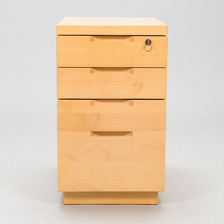 ALVAR AALTO, a 1980's 'H297' drawer unit for Artek.