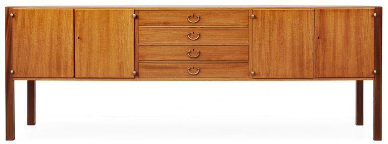 A Josef Frank mahogany sideboard by Svenskt Tenn, model 1015.