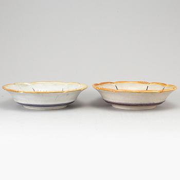Maggie Wibom, 2 ceramic bowls, Bo Fajans, 1920-30s.
