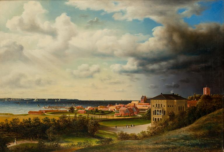 Johan Knutson, 'View from Sweden to Denmark'.