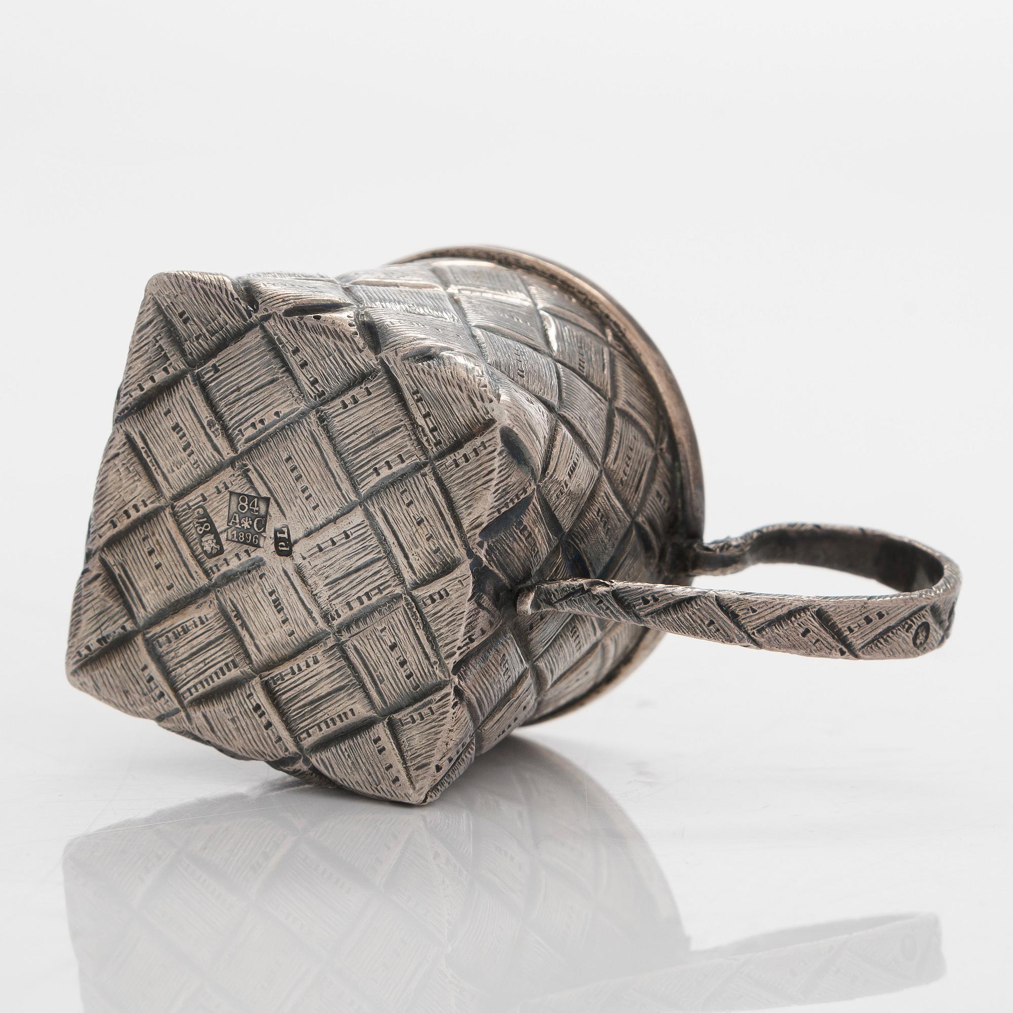 A silver charka, St. Petersburg 1890.