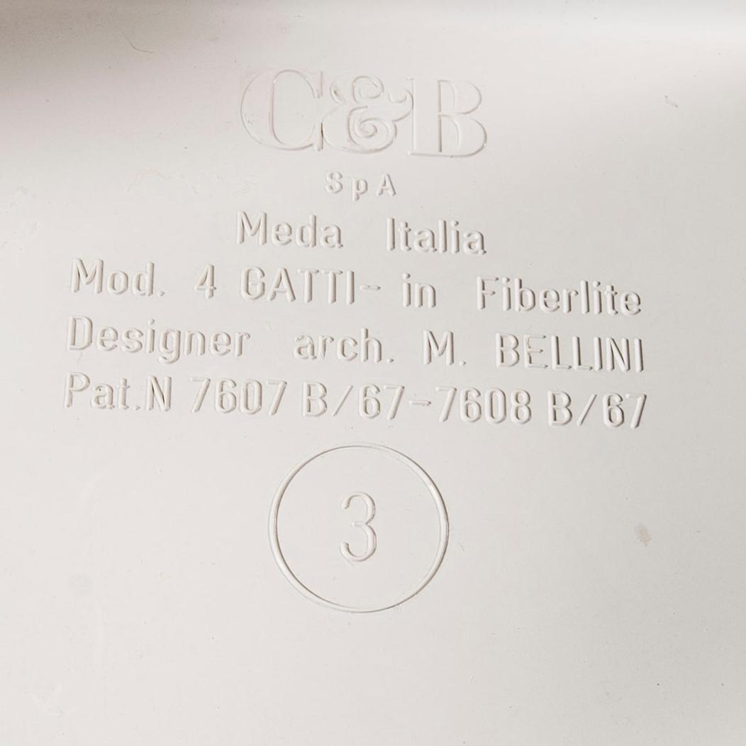 A set of 4+s Mario Bellini, tables/side tables for C&B, designed in 1966.