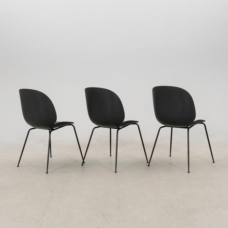 GamFratesi, chairs, 6 pcs "Beetle Dining Chair" for Gubi Denmark 2000s.