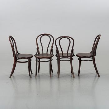 CAFÈSTOLAR, 4 st, Thonet-typ.