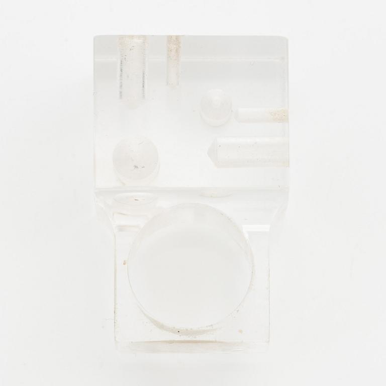 Siv Lagerström, three rings, acrylic plastic, 1970s.