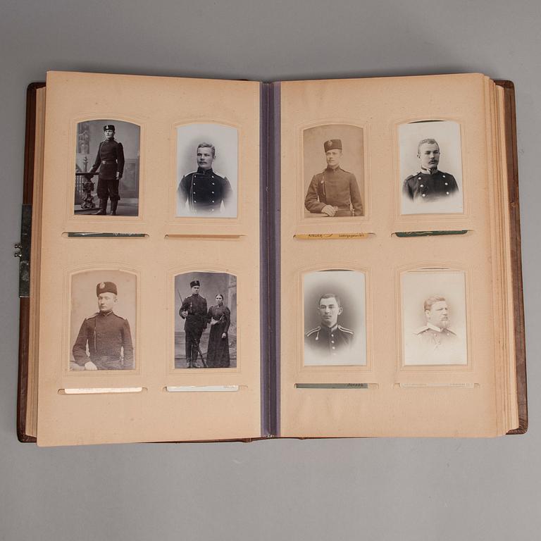 FOTOALBUM, ca 56 bilder, Storfurstendömet Finland resp. Ryssland sekelskiftet 1900.