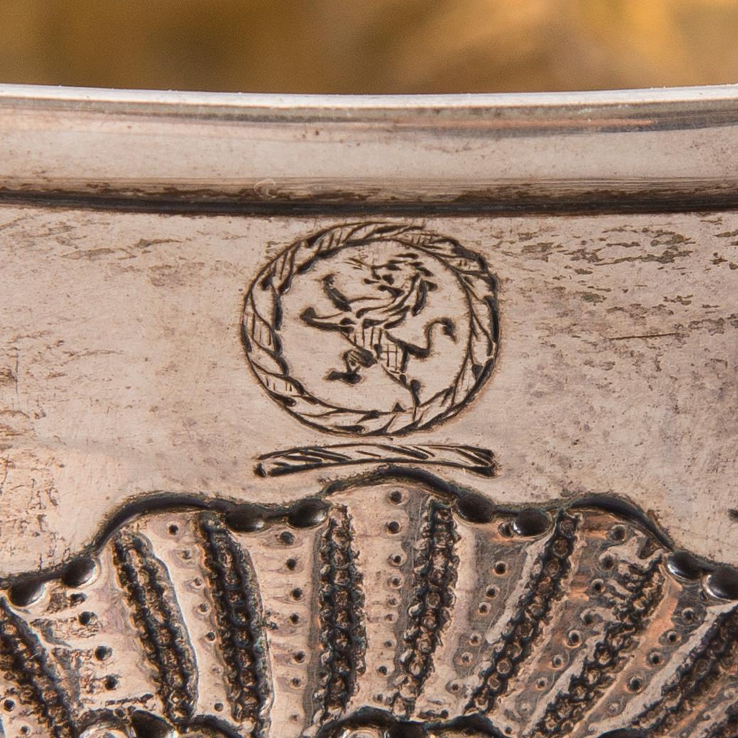 A ENGLISH TANKARD, silver, London 1772.