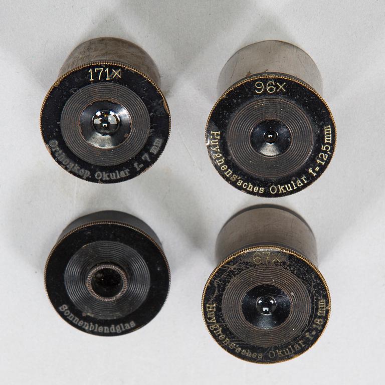 Kaukoputki, Carl Zeiss, Jena Nr 7413, 1900-luvun alku.