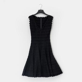 Alaïa, a woolmix dress, size 36.