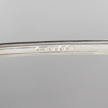 A 143-piece silver flatware set, 'Olga', mostly GAB and C.G.Hallberg Stockholm, 1872-1961.