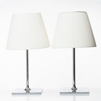 Philippe Starck, bordslampor, ett par, "Ktribe", Flos.