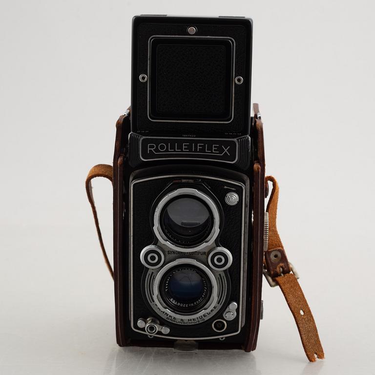 Rollieflex, medium format camera, 1960s.