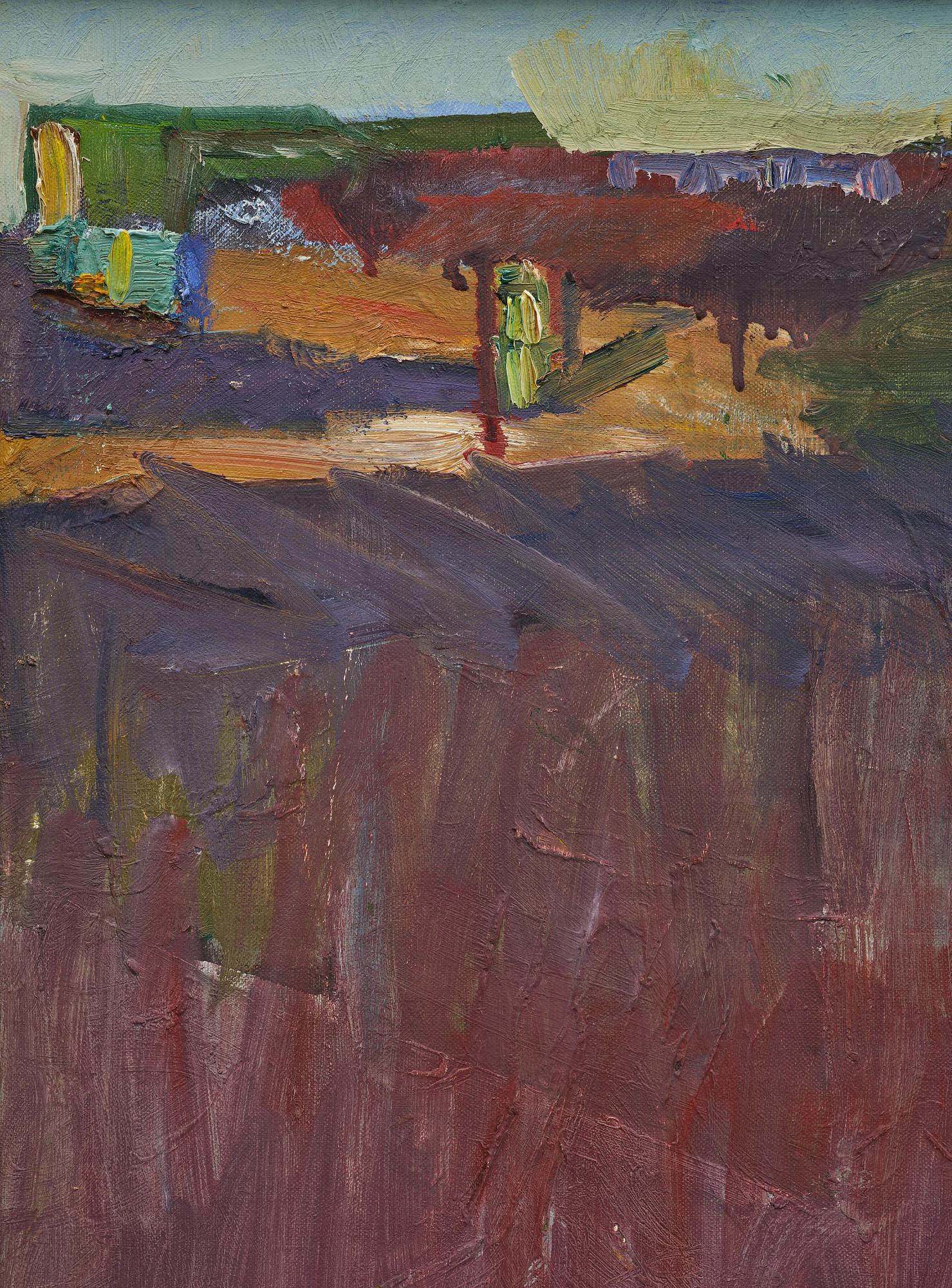 Alf Lindberg, View over rooftops.