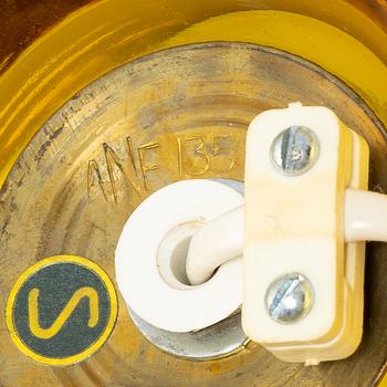 Bordslampor ett par, Nybro Armaturfabrik. 1900-talets andra hälft.