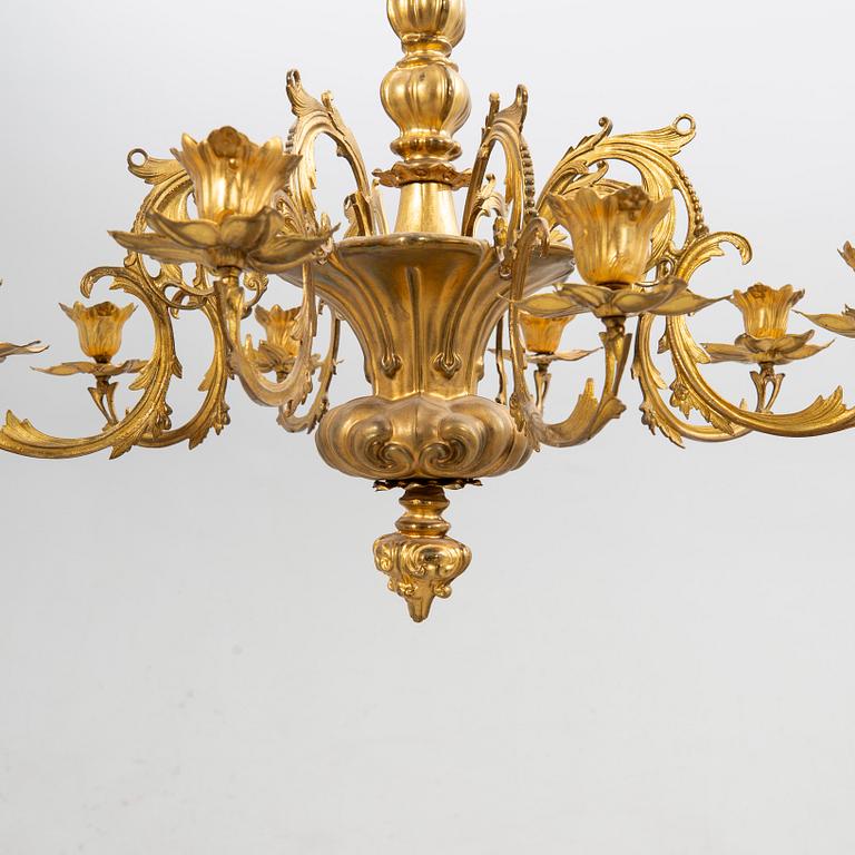 Chandelier Neo-Rococo circa 1900.