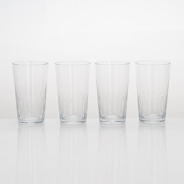 Göran Hongell, A 43-piece glass ware set "Kilta". Iittala, in production 1947-1966.