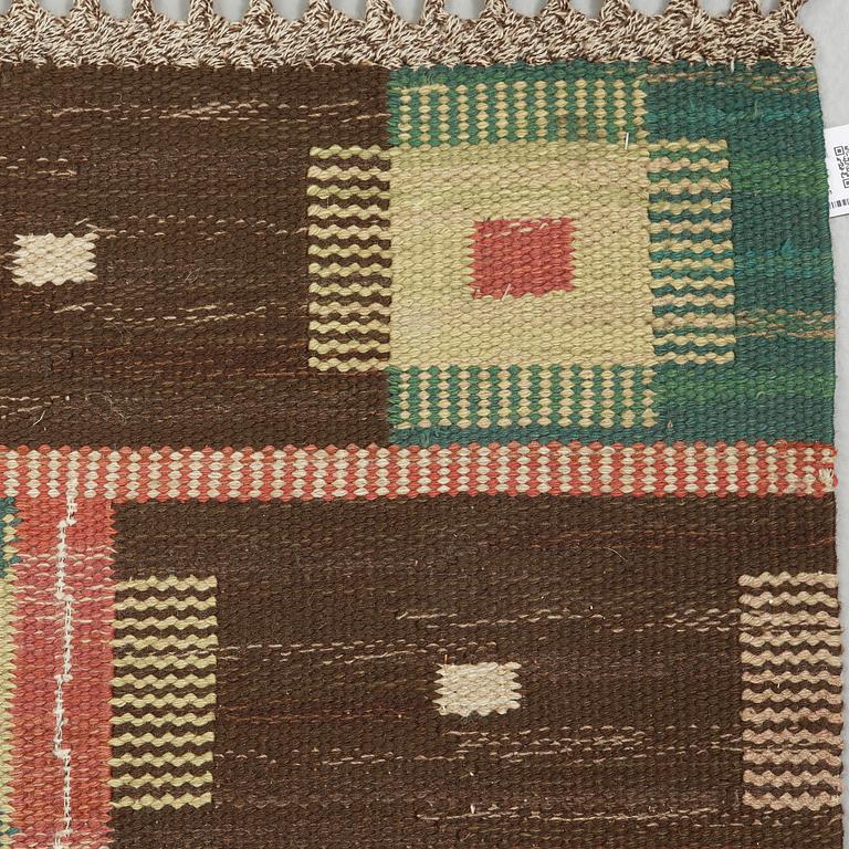 MÄRTA MÅÅS-FJETTERSTRÖM, matta, rölakan, 351,5 x 235,5 cm, "Kardborren" (mycket ovanlig), signerad MMF.
