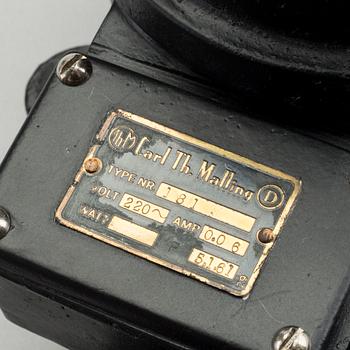 SIGNALHORN Carl Th. Malling samt GRUVDETONATOR SCHAFFLER & CO, 1900-talets första del.