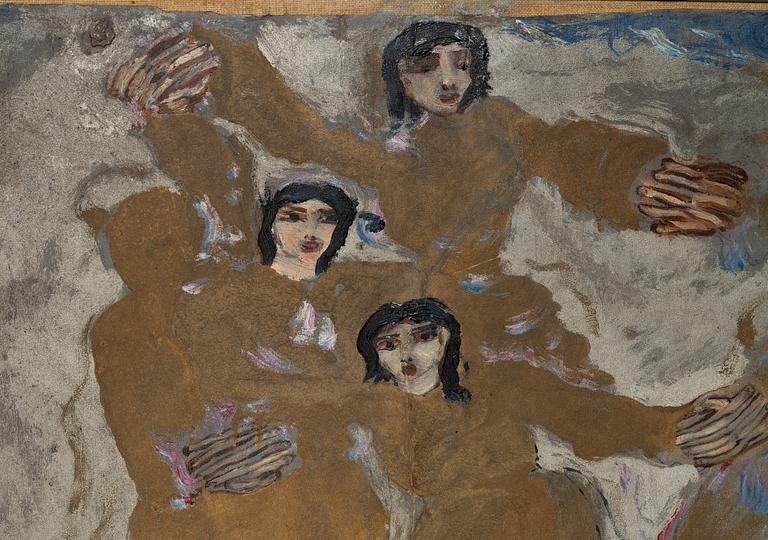 Carl Fredrik Hill, 'Familjen - variation I' (The Family - variation I).