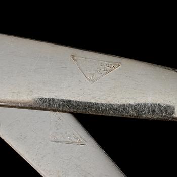 BESTICKSERVIS, nysilver, 106 delar, 1900-talets andra hälft.