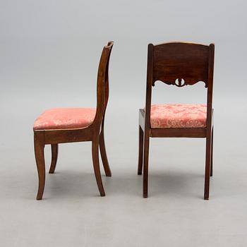 TUOLEJA, 2 kpl, biedermeiertyyli, Venäjä 1800-luvun loppu.