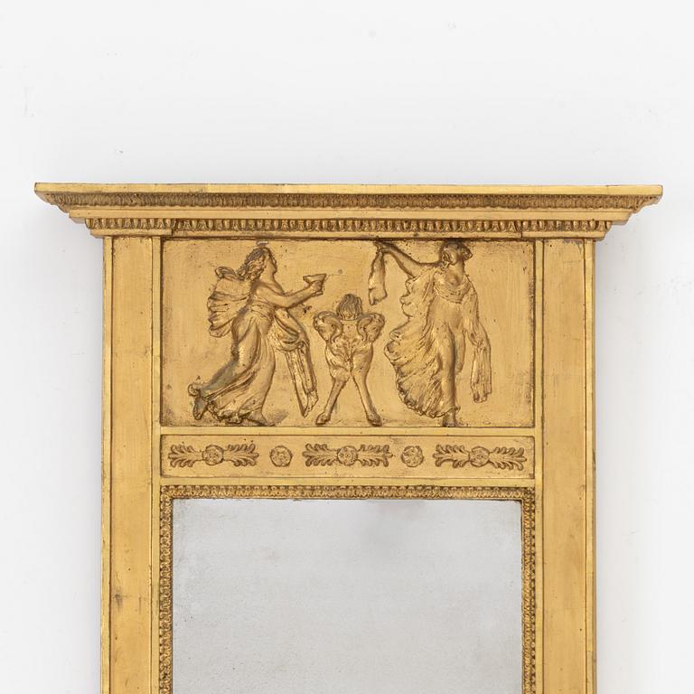 Spegel, sengustaviansk, 1800-talets början.