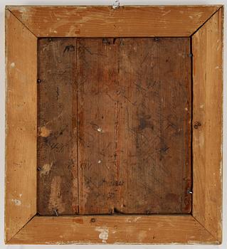 Unknown artist, around 1800, oil on panel, 2.