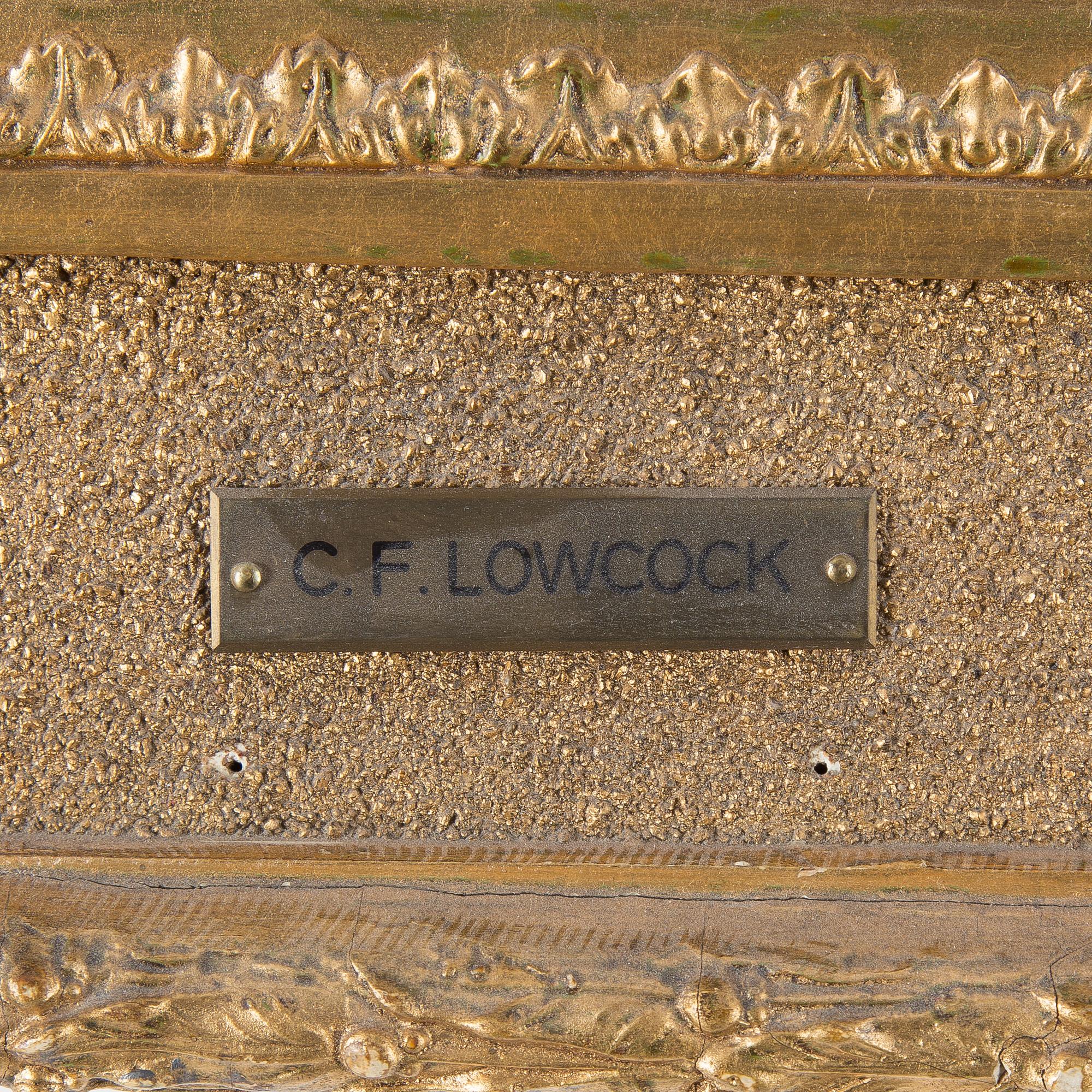 CHARLES FREDERICK LOWCOCK,  tillskriven, olja på duk, signerad CF Lowcock, daterad 1870.