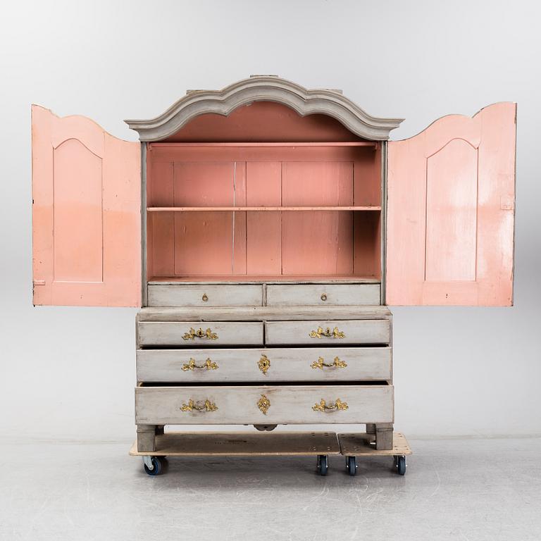 A rococo cabinet.